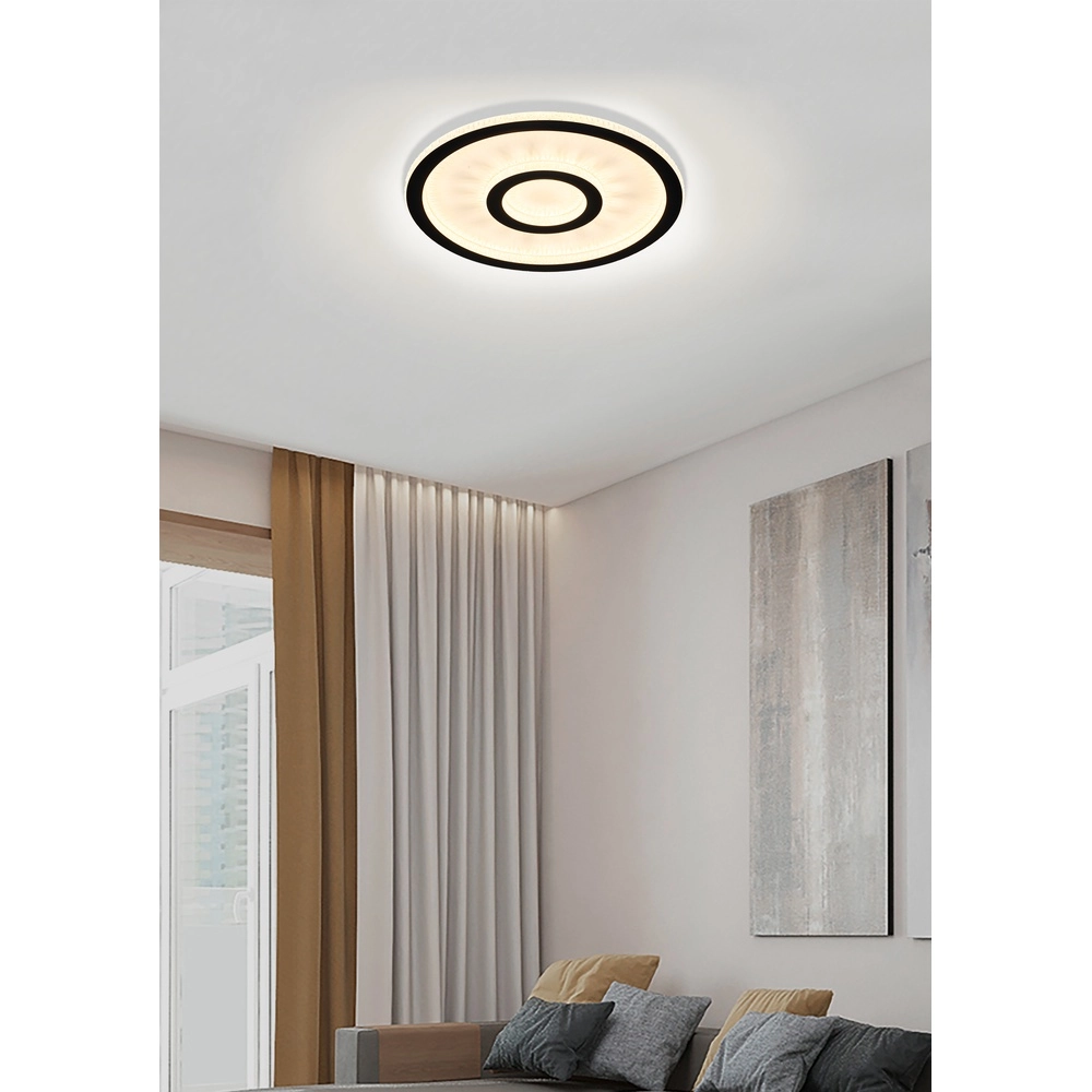Deckenleuchte Roundel schwarz Searchlight 5053423299556