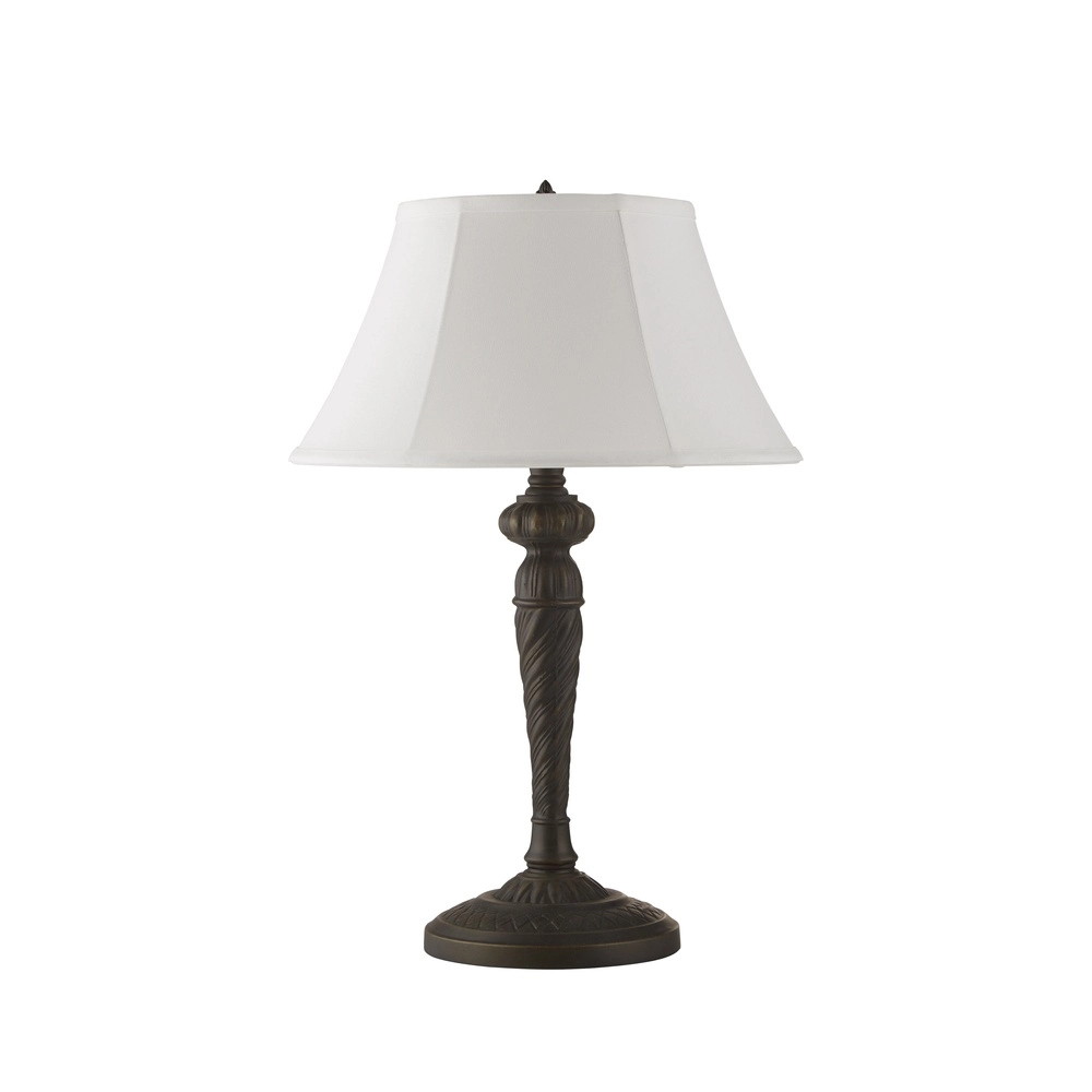 Klassische Tischleuchte Amy Antikes Messing 53cm Searchlight 5053423305899