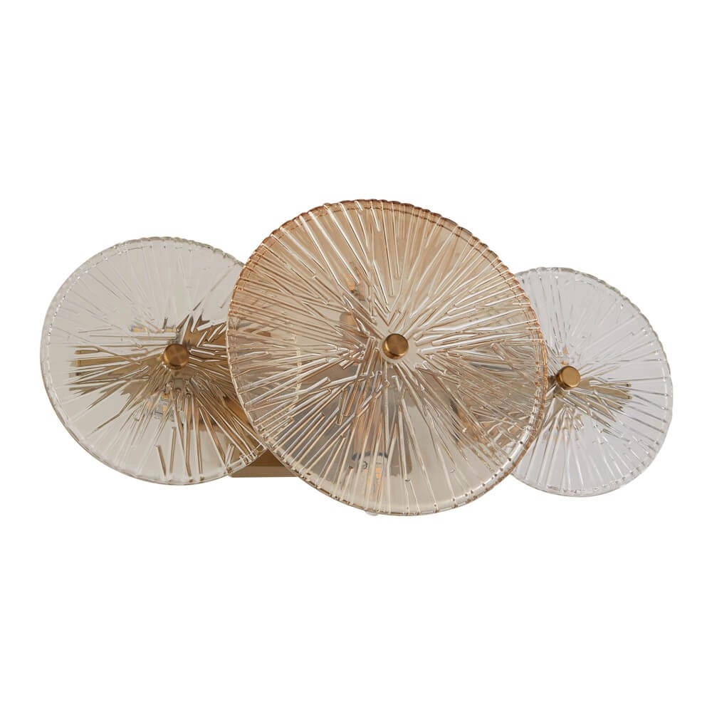 Deckenleuchte Wagon Wheel Gold Searchlight 5053423247632