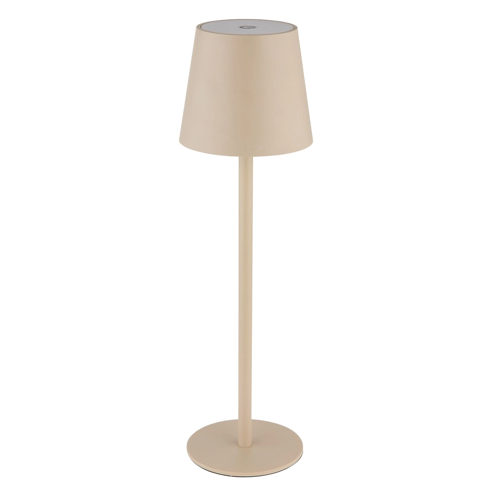 Design-Tischleuchte Vannie Sand Braun Wiederaufladbar Globo 9007371452729