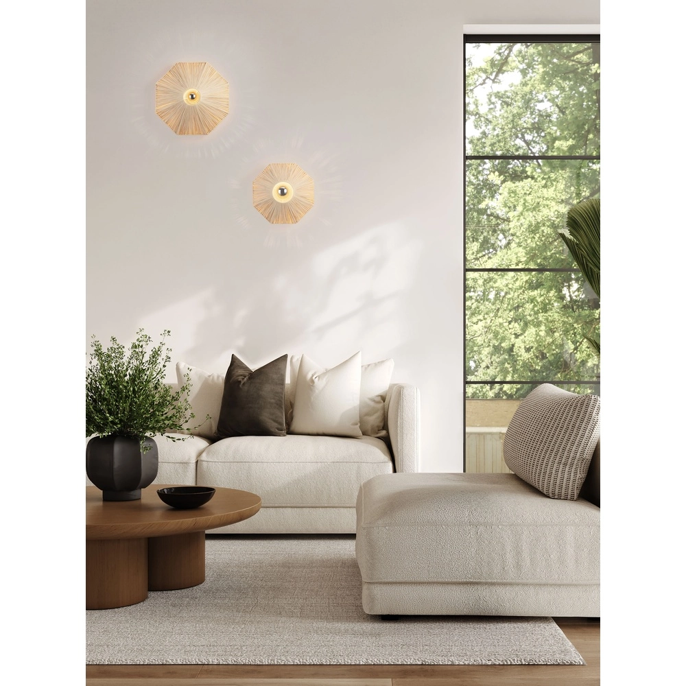Japandi Wandlampe Elvio Ø 30cm