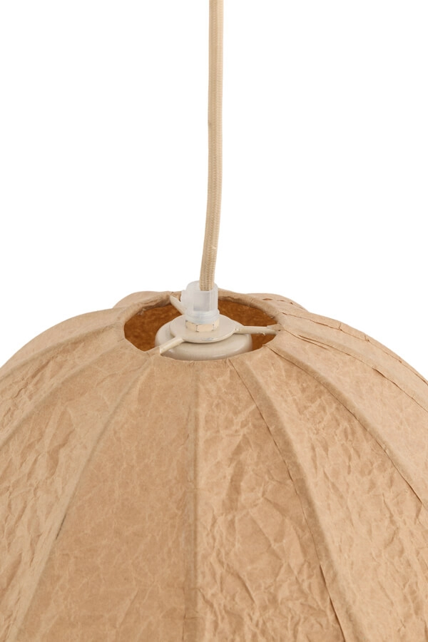 Braune Pendelleuchte Sukau Ø 50cm Light & Living 8717807743031