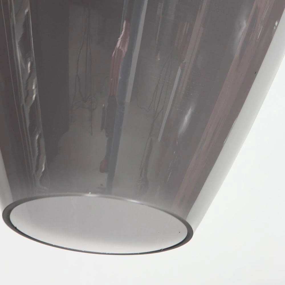 Pendelleuchte HaloSwap mit 1 Rauchglas Ø 22,5cm Steinhauer 8712746179705