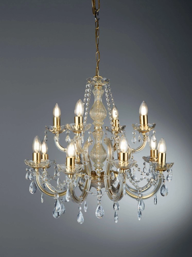 Großer Kronleuchter Marie Therese Ø 63cm Searchlight 5013874310866