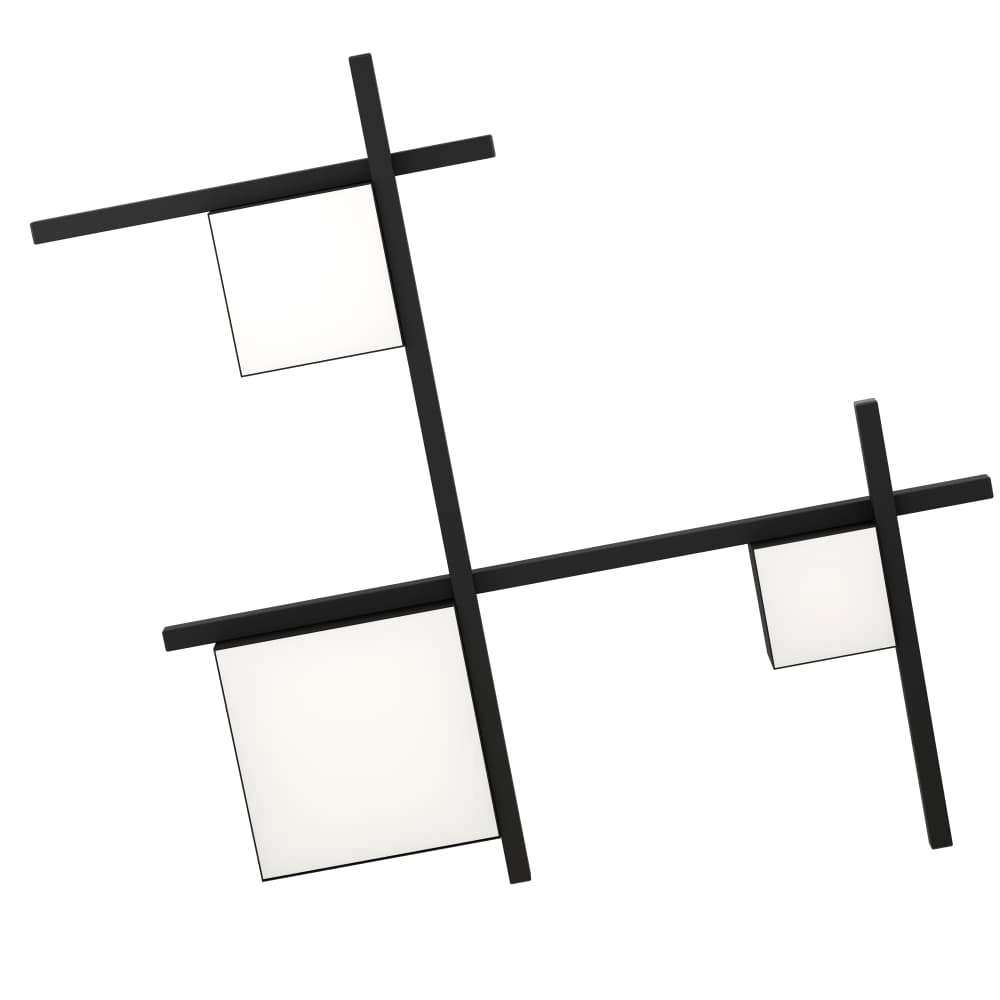 LED-Deckenleuchte Viareggio Schwarz Stars of Light 9002759396893