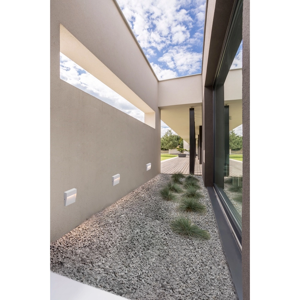 Quadratische Wandleuchte Toby Design Weiß Lyora 5212017453587