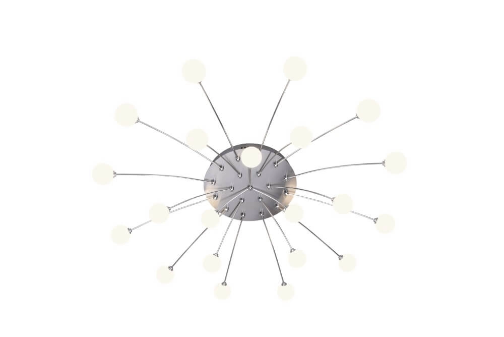 Designer-Deckenleuchte Bullet Nickel Trio 4017807539226