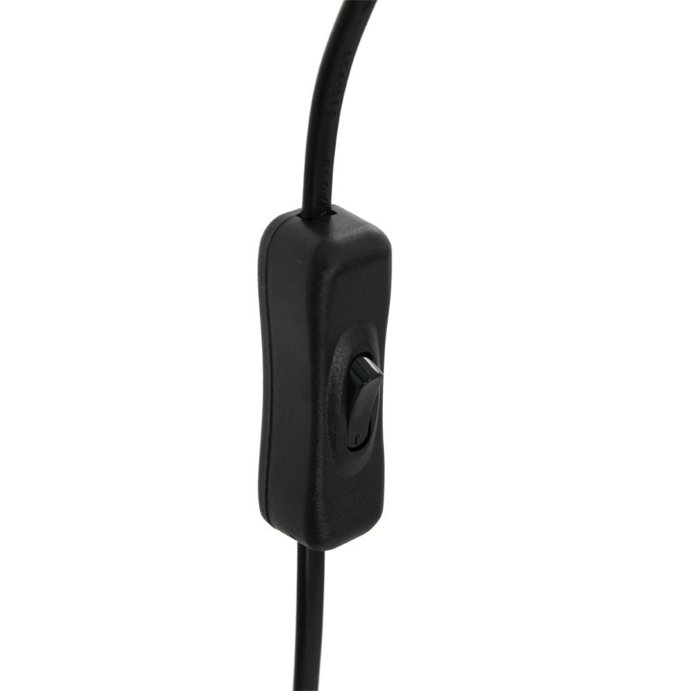 Glastischlampe Reflexion 15 cm schwarz mit Rauchglas Steinhauer 8712746132618