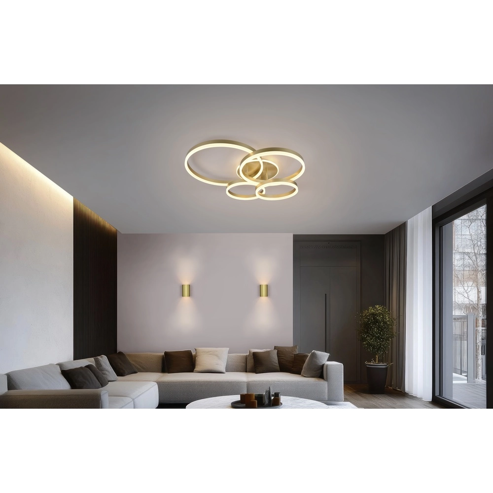 Aufputz-Spot Soka Gold Trio 4017807657104