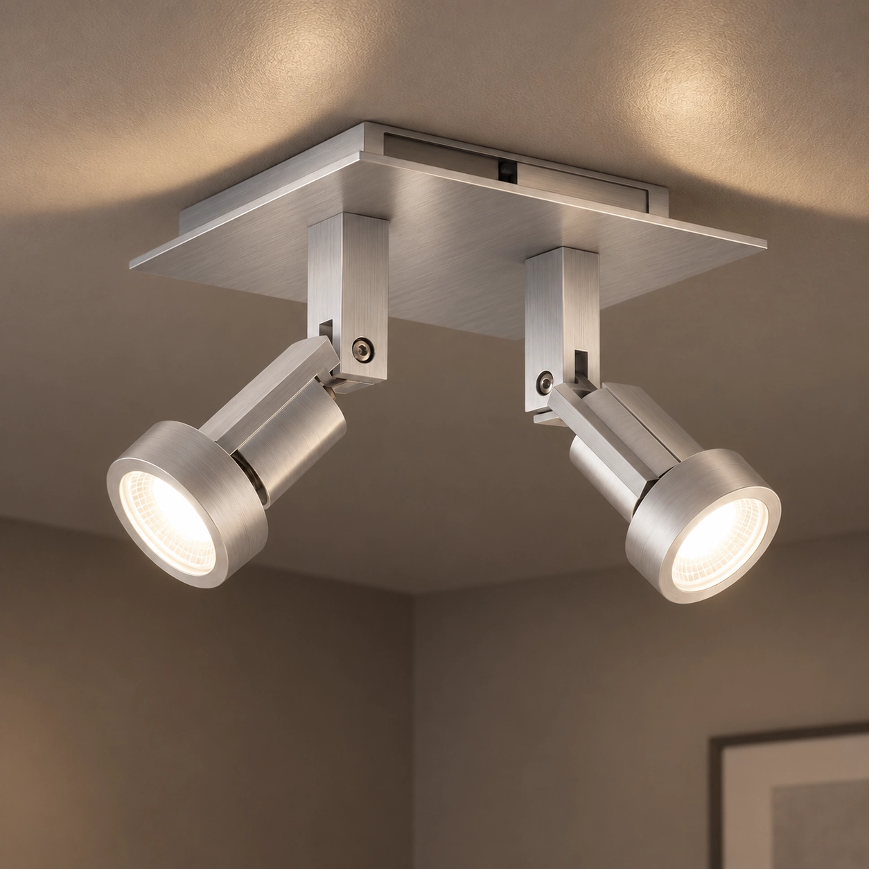 Doppelte Spot Tech II grau