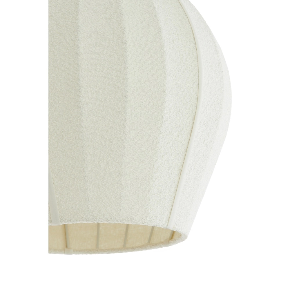 Bouclé-Pendellampe Zagori Ø 44 cm – cremefarben Light & Living 8717807793074