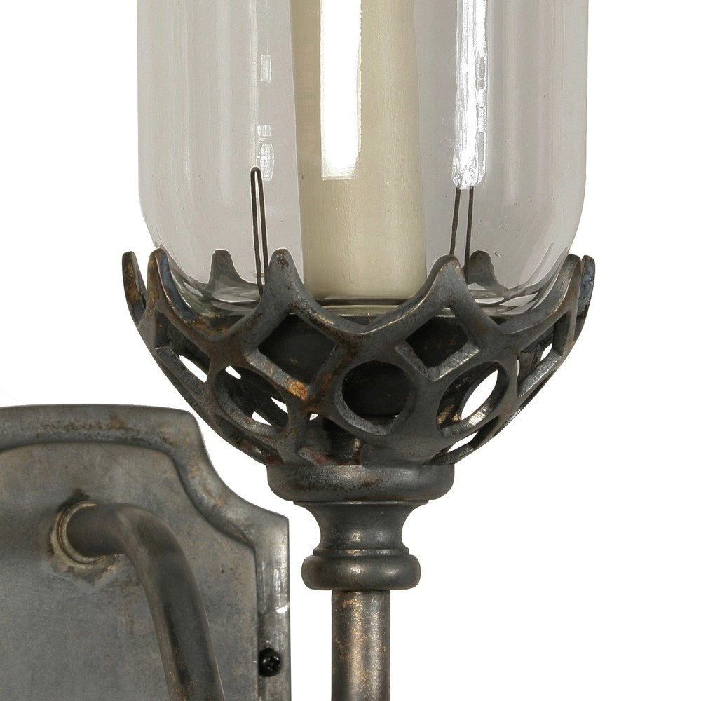 Antike Wandleuchte Gothic Cup Messing (PB) Limehouse