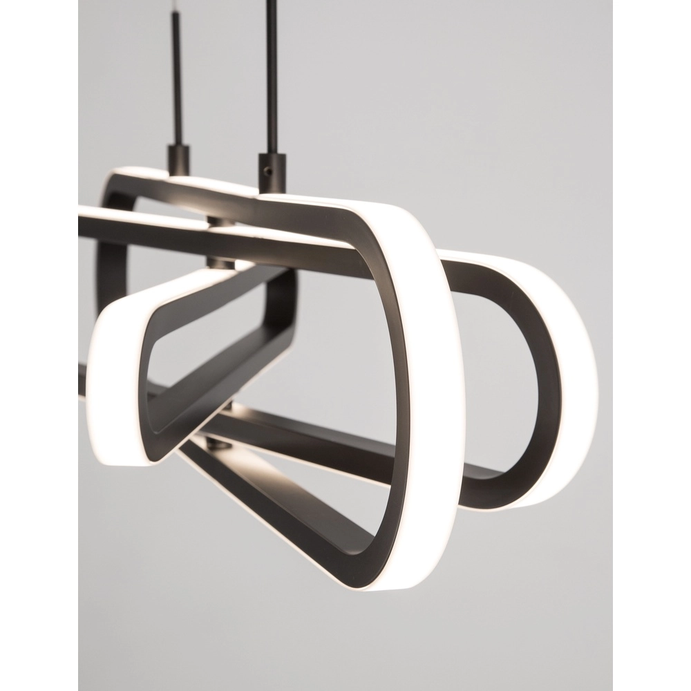 Design-Pendelleuchte Arte Schwarzes Oval Lyora 5212017426000