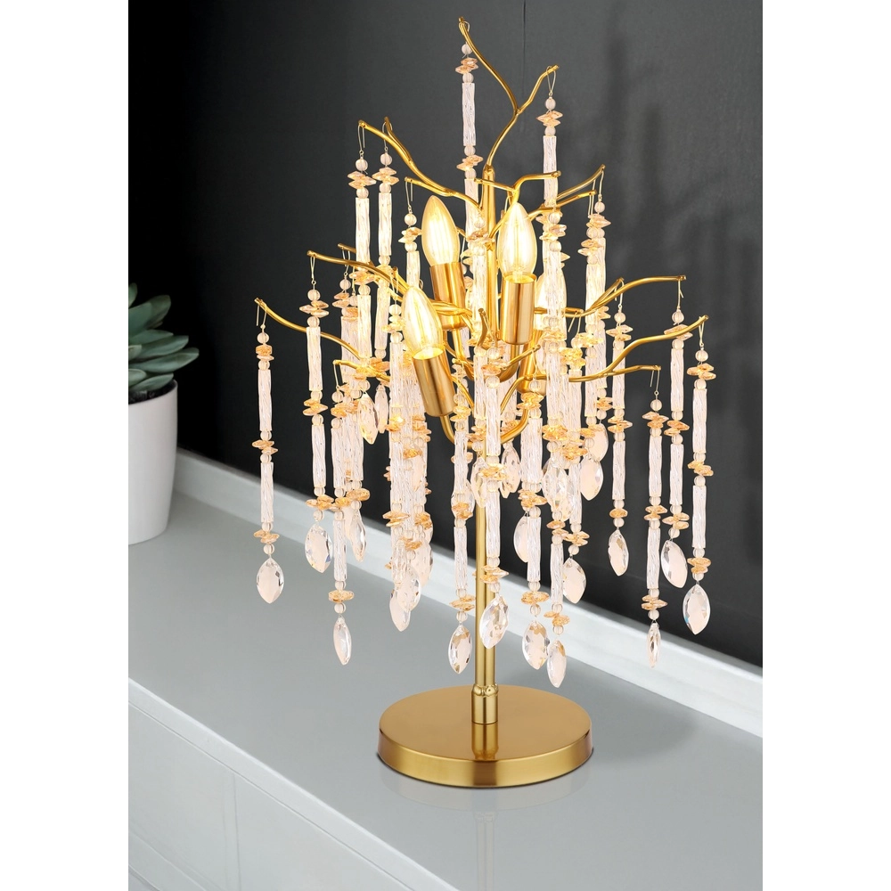Tischlampe Gloria Gold Globo 9007371576005