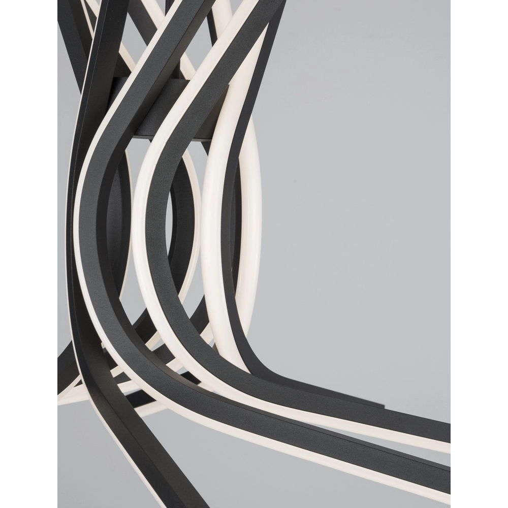 Design-Pendelleuchte Narvi S schwarz Ø 50cm Lyora 5212017424204