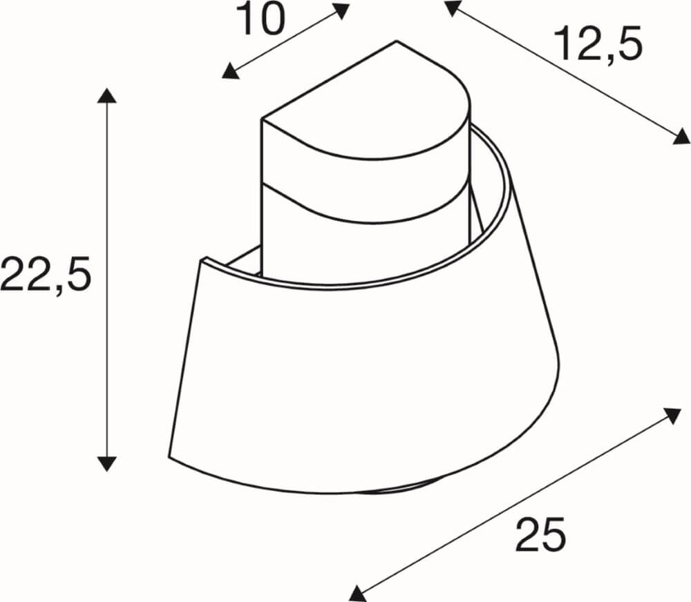 Rostbraune Wandlampe Photoni 1x E27 SLV 4024163281003