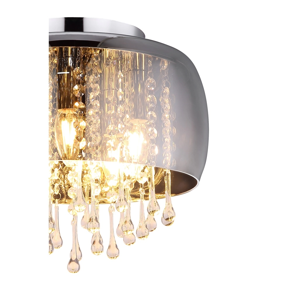 Deckenlampe Kalla Ø 35cm Chrom Globo 9007371388707