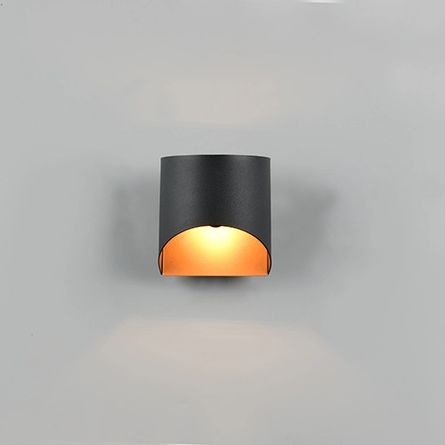 Wandlampe Samdel Design Schwarz mit Gold Trio 4017807672299