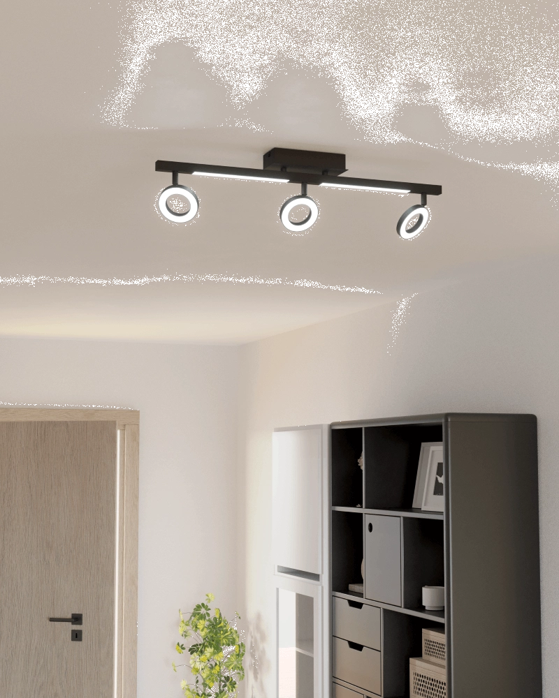 Designer-Deckenleuchte Cardillio 2 3-flammig Eglo 9008606244447