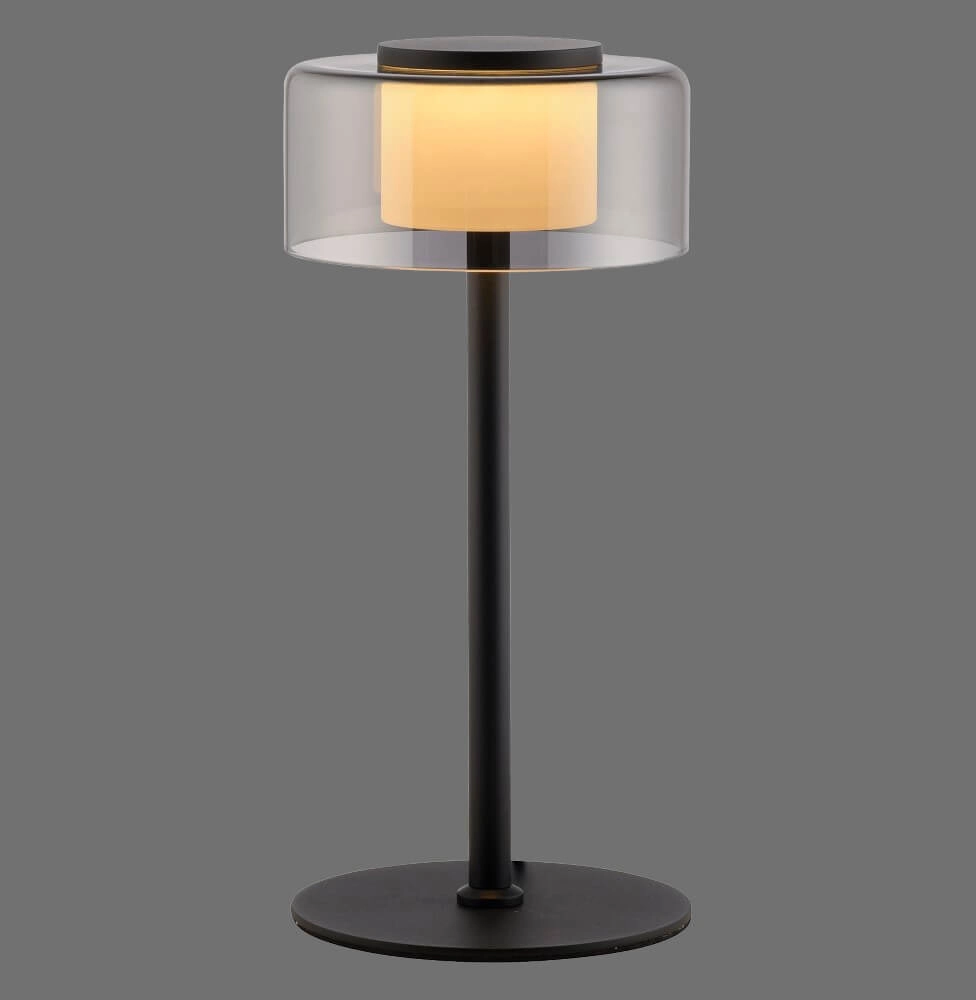 Schwarze Tischlampe Rika Paul Neuhaus 4012248385227