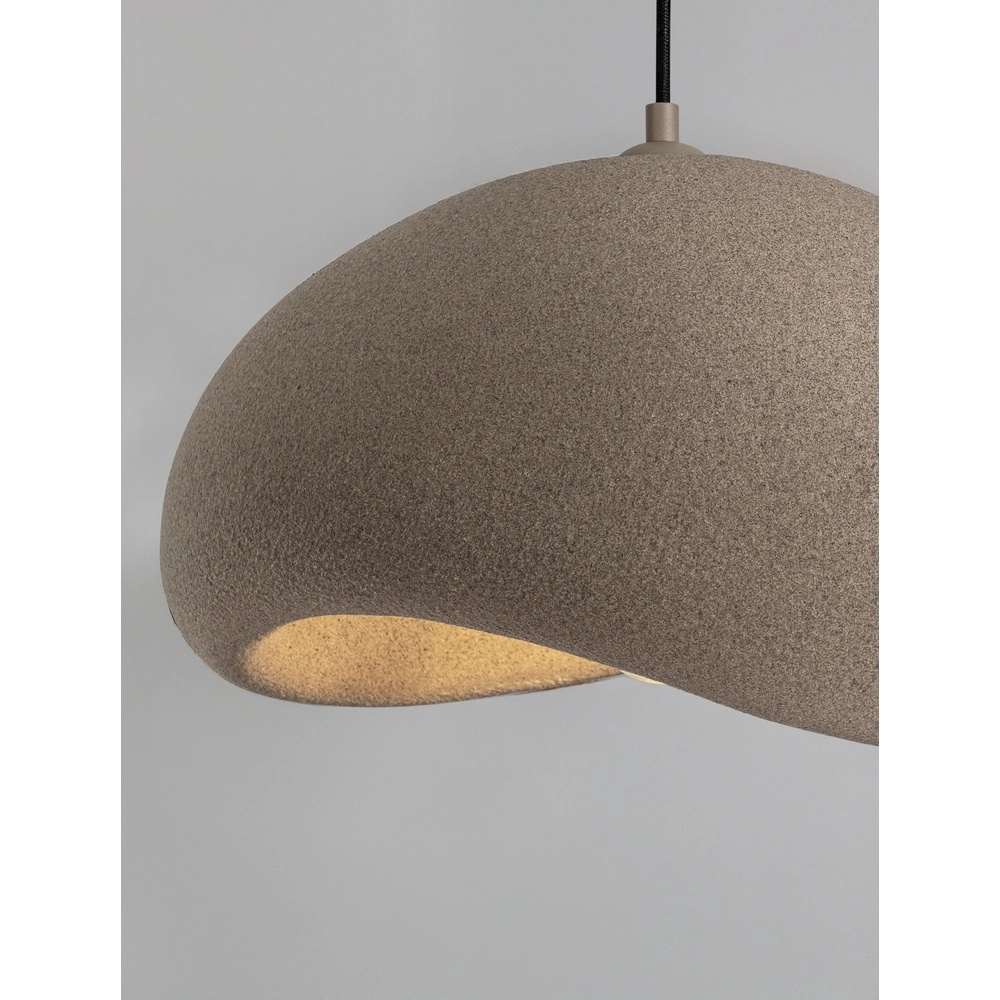 Natürliche Pendelleuchte Aere braun 40cm Lyora 5212017476708