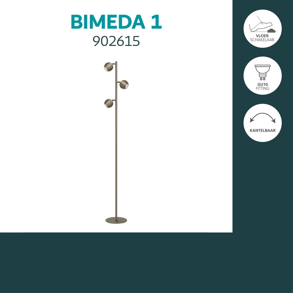 Design-Stehlampe Bimeda 1 Dark Bronze