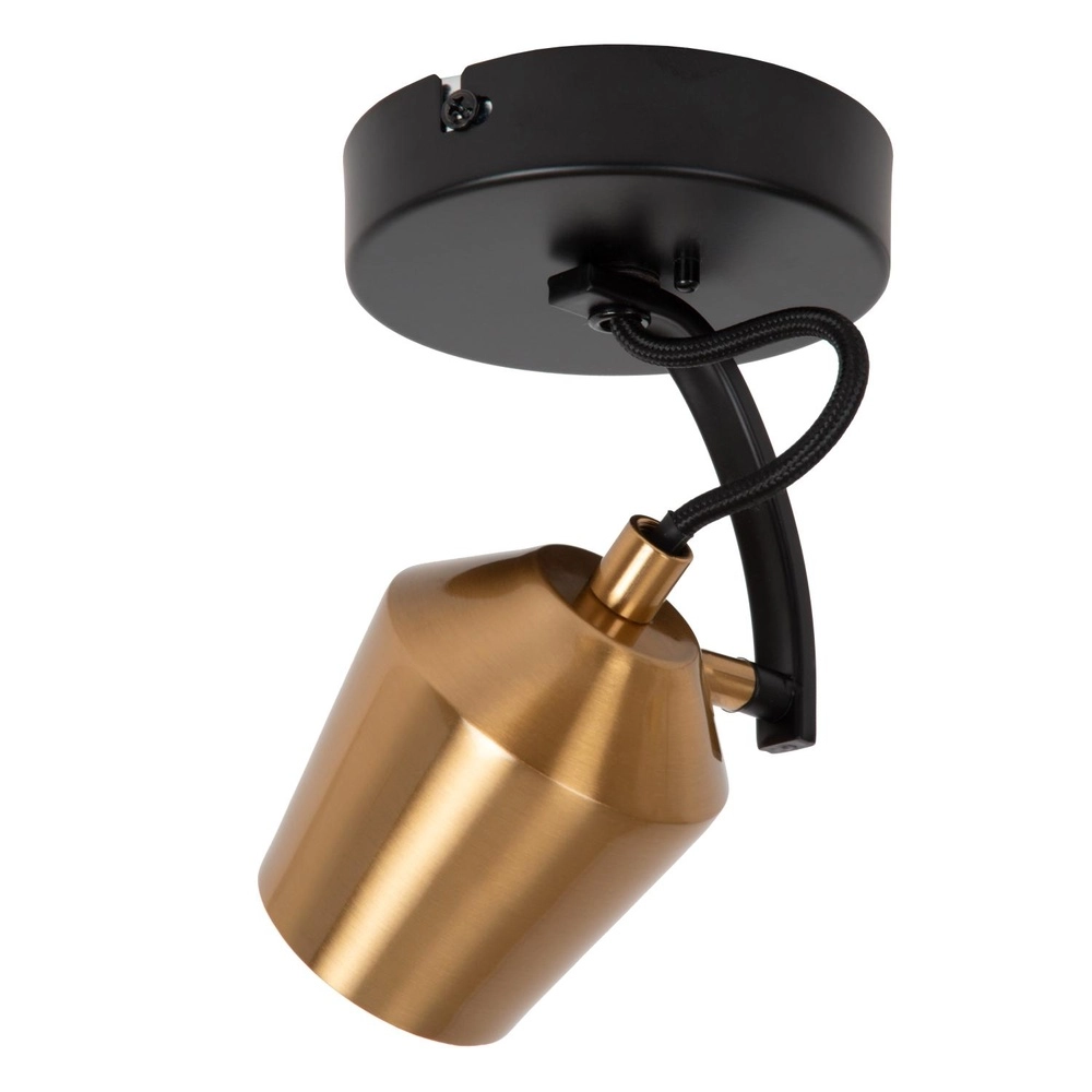 Deckenlampe Emile Schwarz mit Gold Lucide 5411212510075