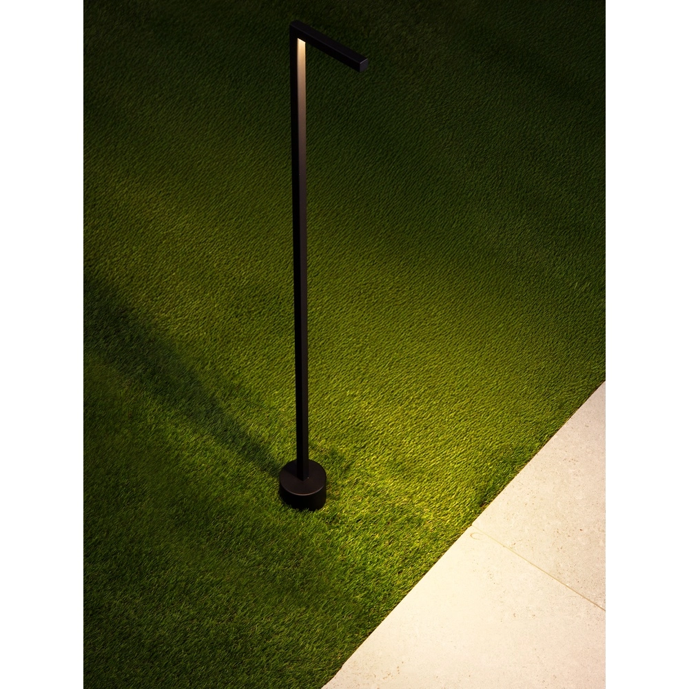 Schlanke Gartenleuchte Pipe Schwarz 94.5cn Lyora 5212017465528