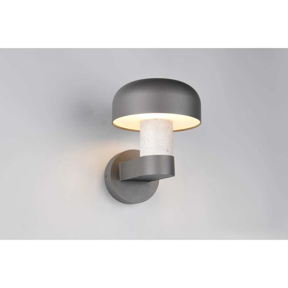 Design-Wandleuchte Fraser grau Trio 4017807650235