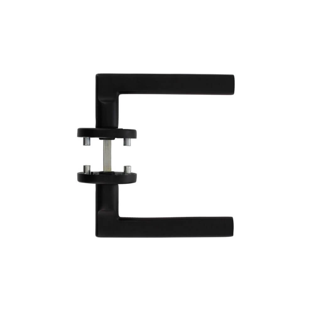 Fester Türgriff Hoek 90 Aluminium Schwarz Intersteel 8714186492192