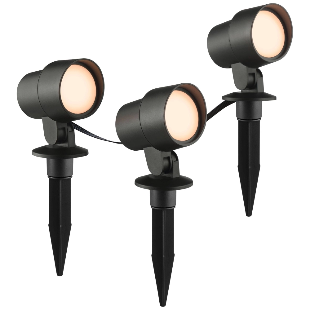 Intelligentes Spike-Scheinwerferset Kamara RGB – 3 Stück – mit 3 Meter Kabel und Stecker Brilliant 4004353453717