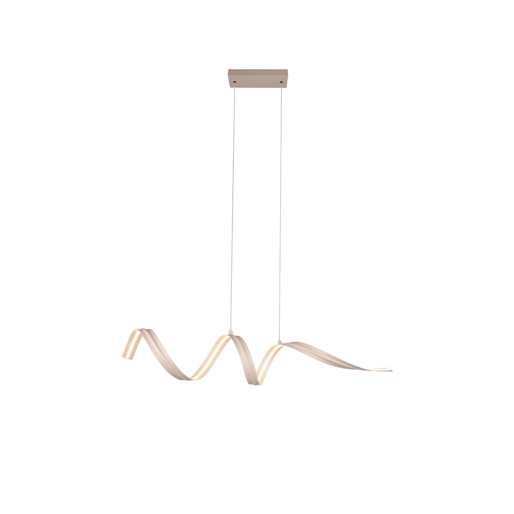 Moderne Pendellampe Tivor Sandbraun Trio 4017807706314
