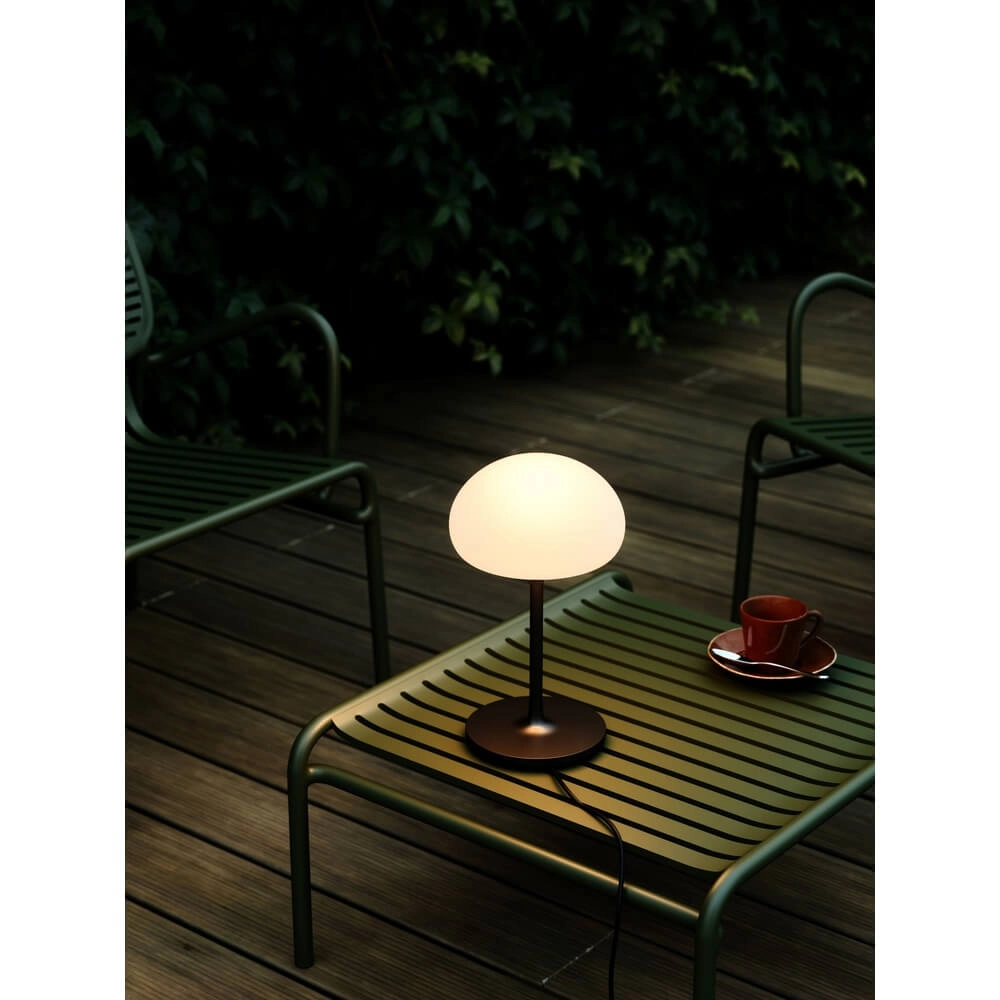 Tischlampe Sponge Schwarz mit Weiß wiederaufladbar Nordlux 5704924014956