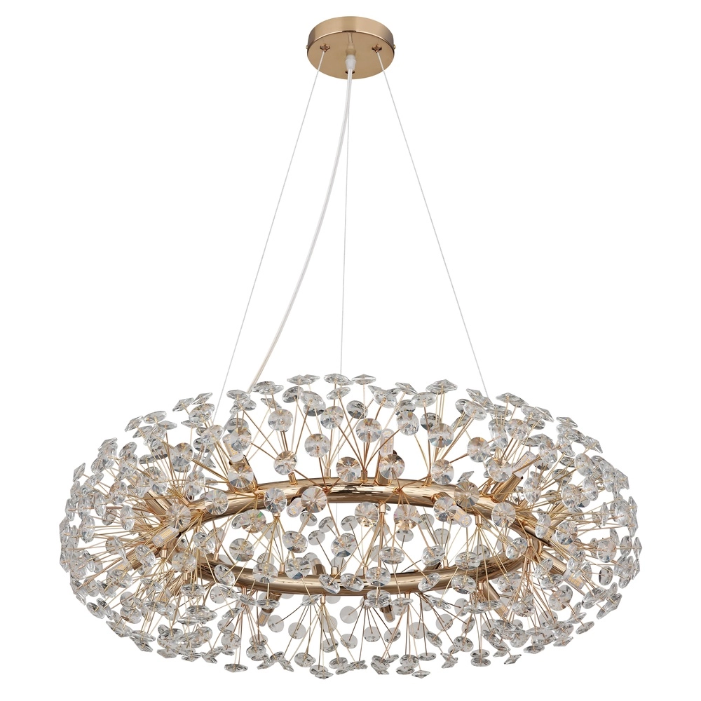 Pendellampe Katrina gold Ø 80cm Globo 9007371475315