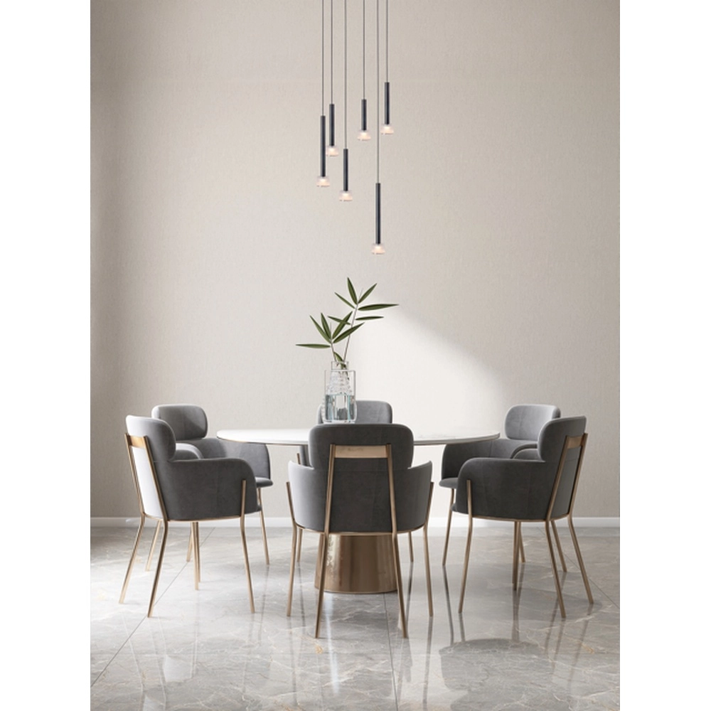 LED-Pendellicht Fabro 6-Lichter - Geflecktes Öl Masterlight 8718121317069