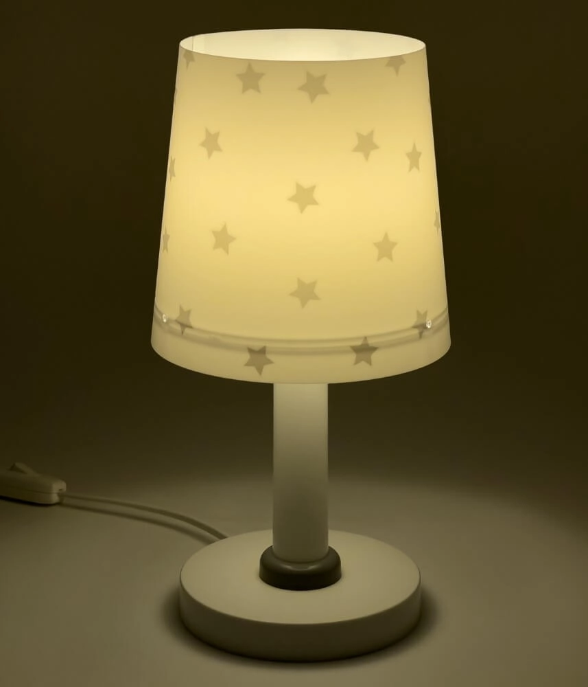 Kinderzimmer-Tischlampe Star Light sanftes Grau Dalber 8420406001395