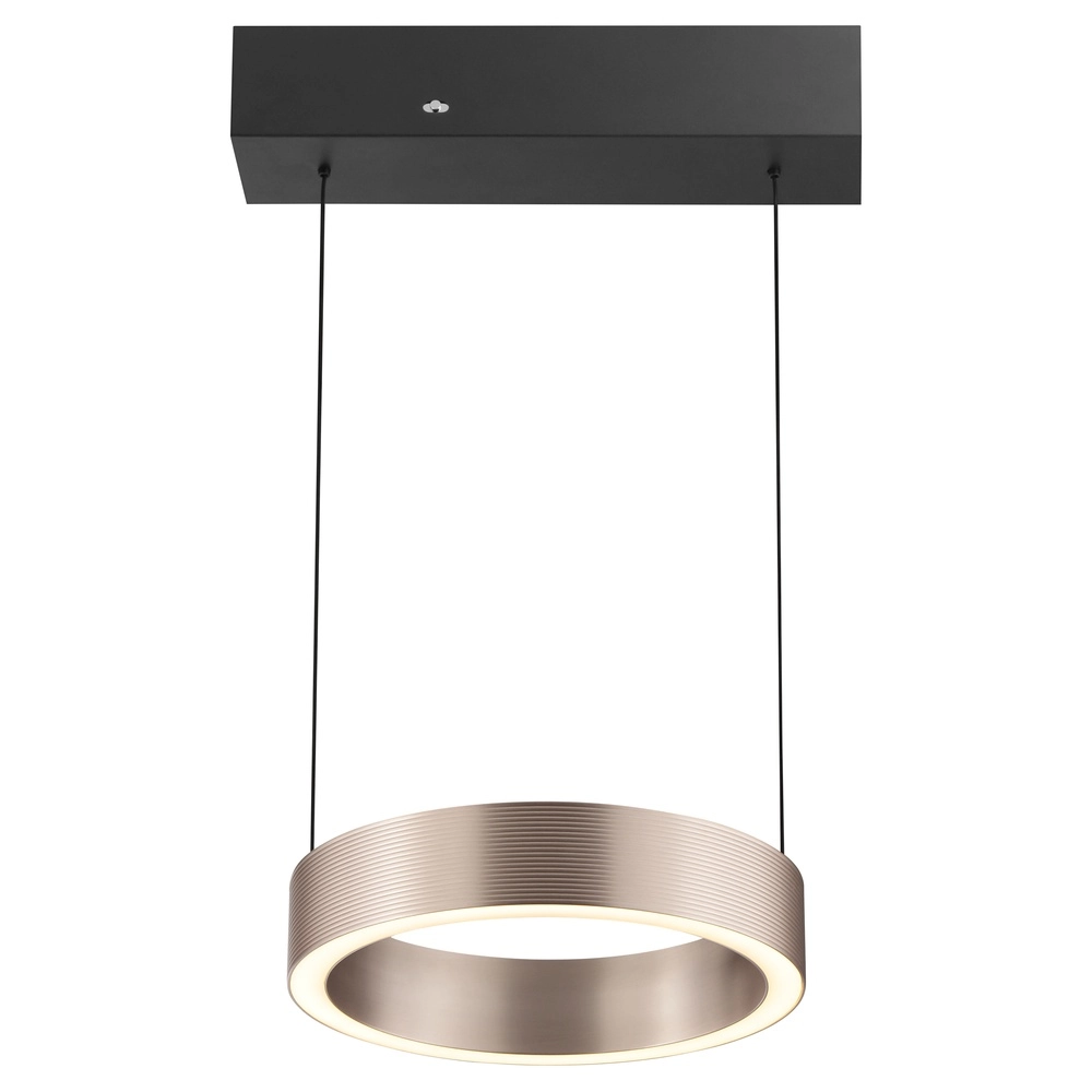 Design-Pendellampe Axion Schwarz mit Braun