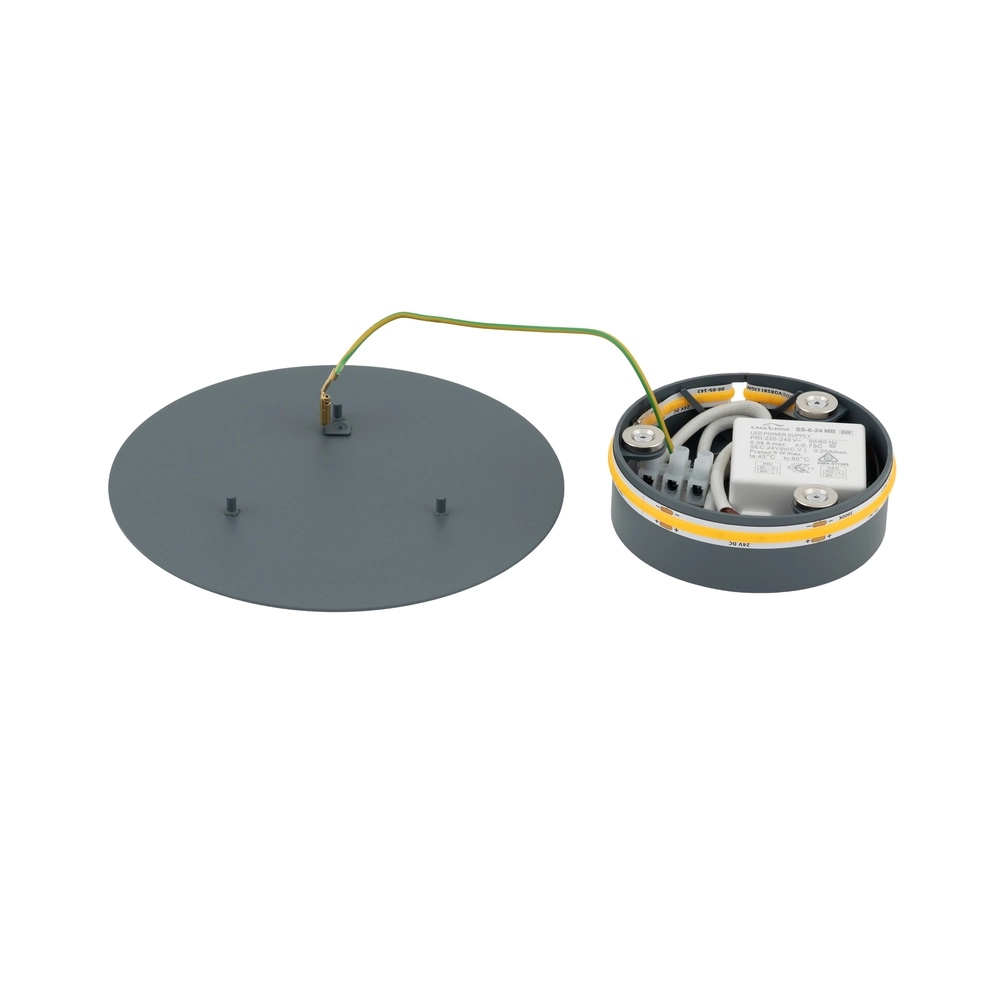 Design-Wandlampe Ring umbra blau Ø 15cm Lyora 5903139126663