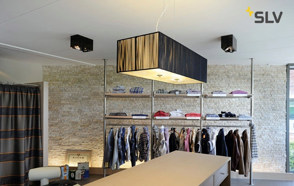 LED Hängelampe Q-Line Dimmbar 142 cm schwarz SLV 4024163196116