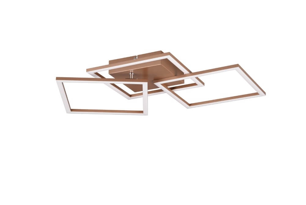 Braune Deckenlampe Trail Design Trio 4017807578980
