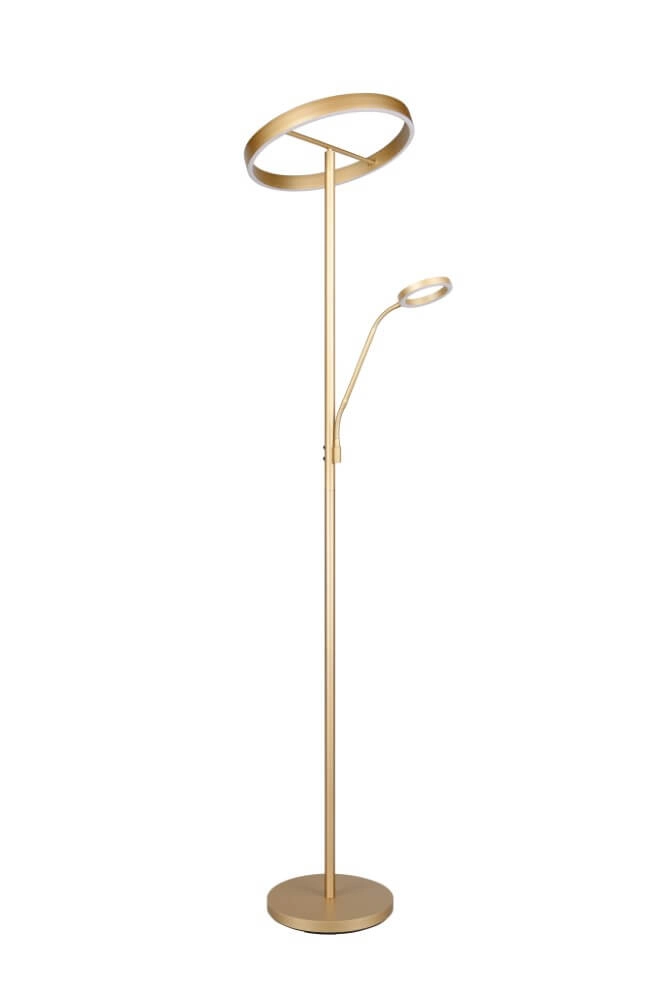Design-Leselampe Willis Gold – 180 cm Trio 4017807627923