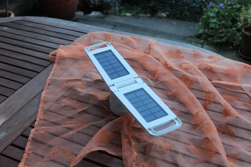 Solar-Tischlampe Dragonfly Weiß Lutec 4250294310897