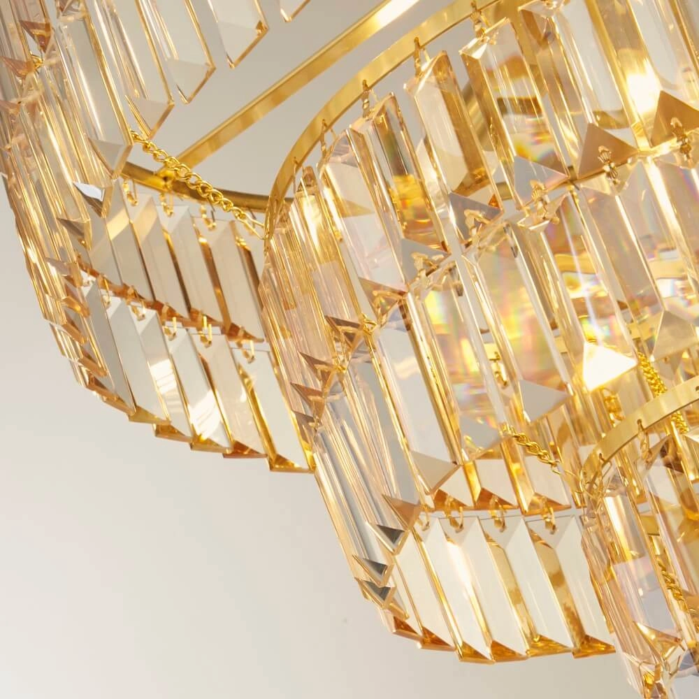 Goldener Kronleuchter Empire Ø 50cm Searchlight 5053423249919