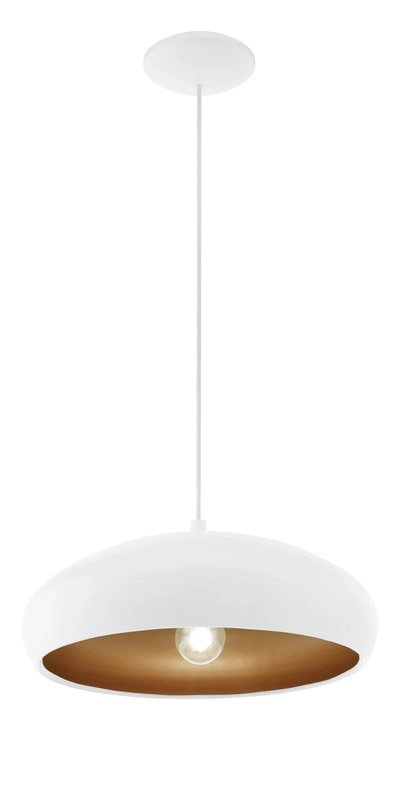 Pendelleuchte Mogano 1 40 cm weiß mit rotem Käufer Eglo 9002759946067