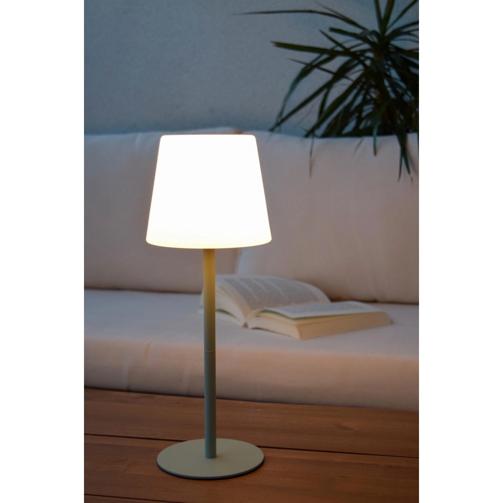 Wiederaufladbare Tischlampe Tyon Grün Lucide 5411212134752
