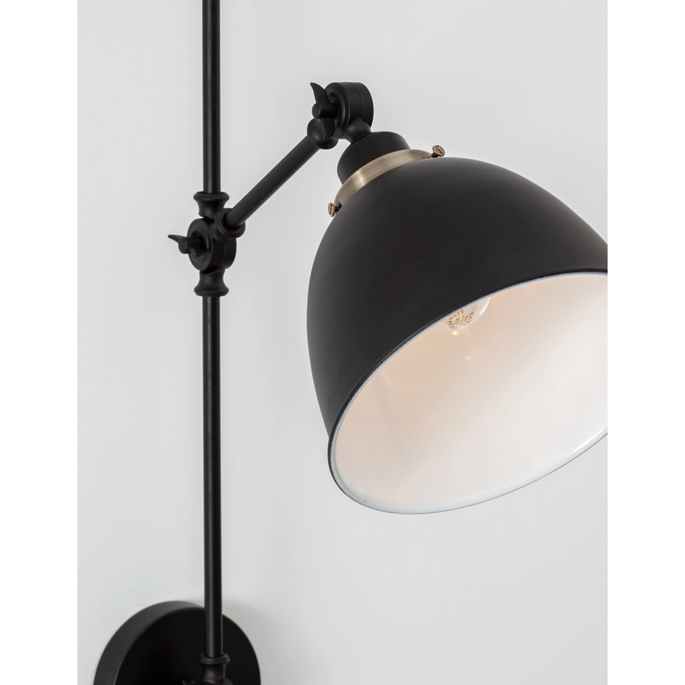 Wandleuchte Virgo schwarz Lyora 5212017420725