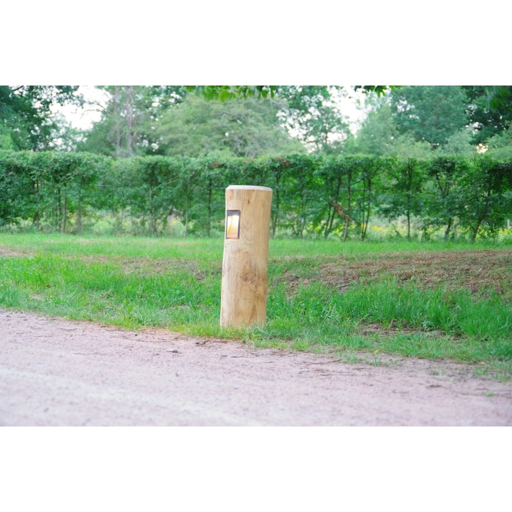 Holzwegbeleuchtung Piatto Kastanie – 65 cm – 2700.000 km Timberlab 8716803514027