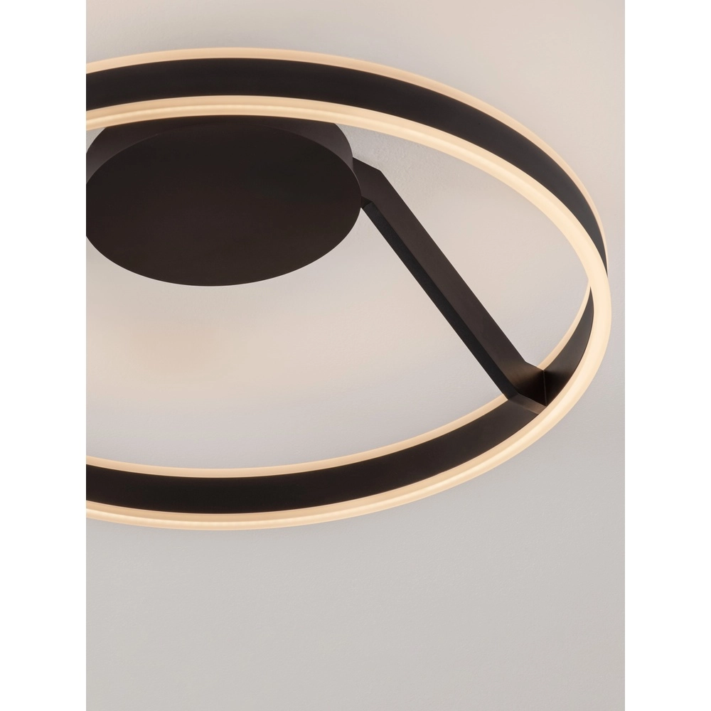 Deckenlampe Bianco schwarz Ø 60cm Lyora 5212017473837