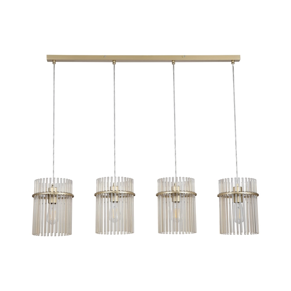 Pendelleuchte Swizzle 4-helles Gold Searchlight 5053423308852