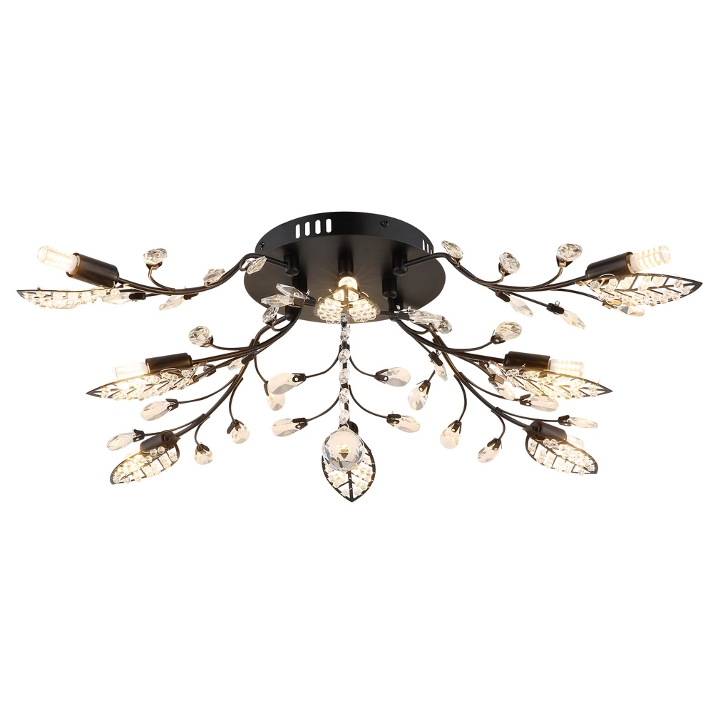 Klassische Deckenlampe Janis Schwarz